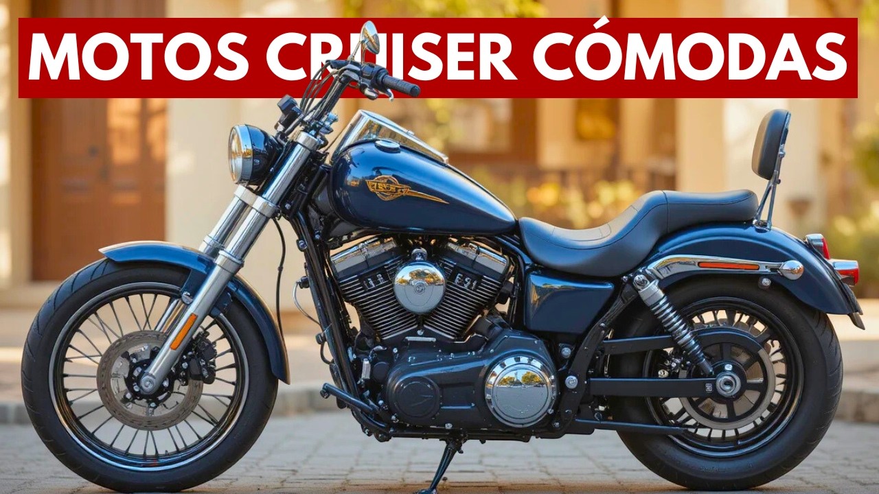 Las 12 motos cruiser más cómodas de 2026