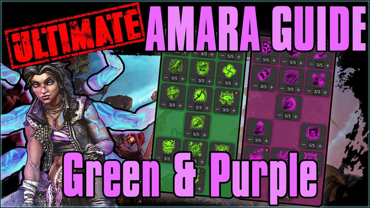 Melee & Mayhem Scaling - ULTIMATE Amara Guide Part 3: Green & Purple Skill Trees