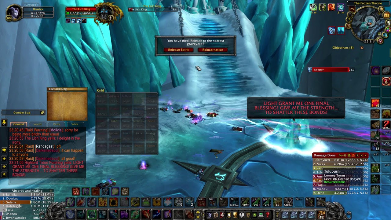 ICC25N - Resto shaman | Looney Toons - Truewow, meme raid with lots of drama and fails