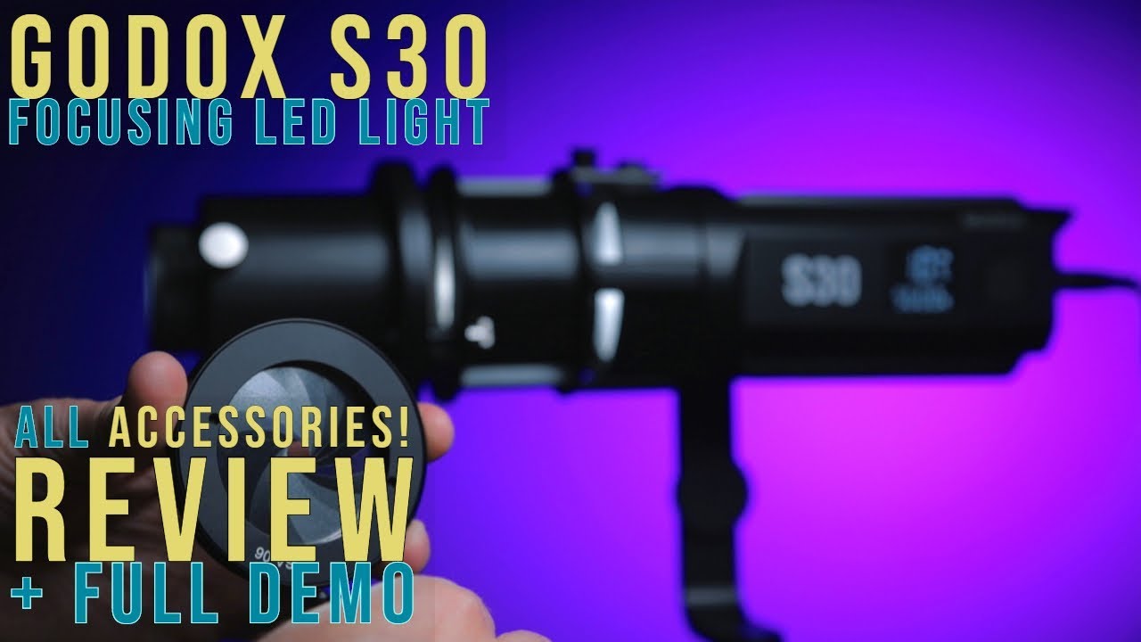 Мастер-класс по фокусировке светодиодного света Godox S30 LED / Всё, что вы хотели знать