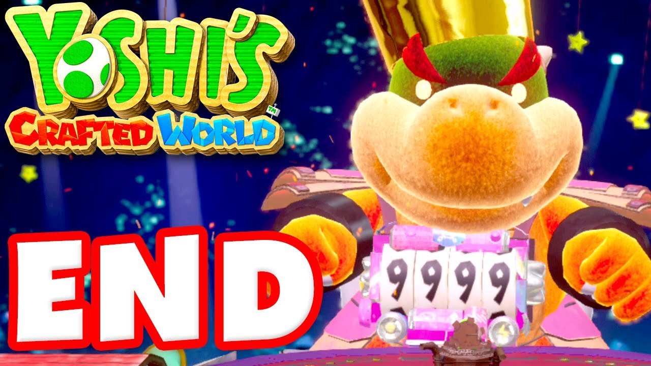 Yoshi's Crafted World - Gameplay Walkthrough Part 19 - Final Boss! Ending!