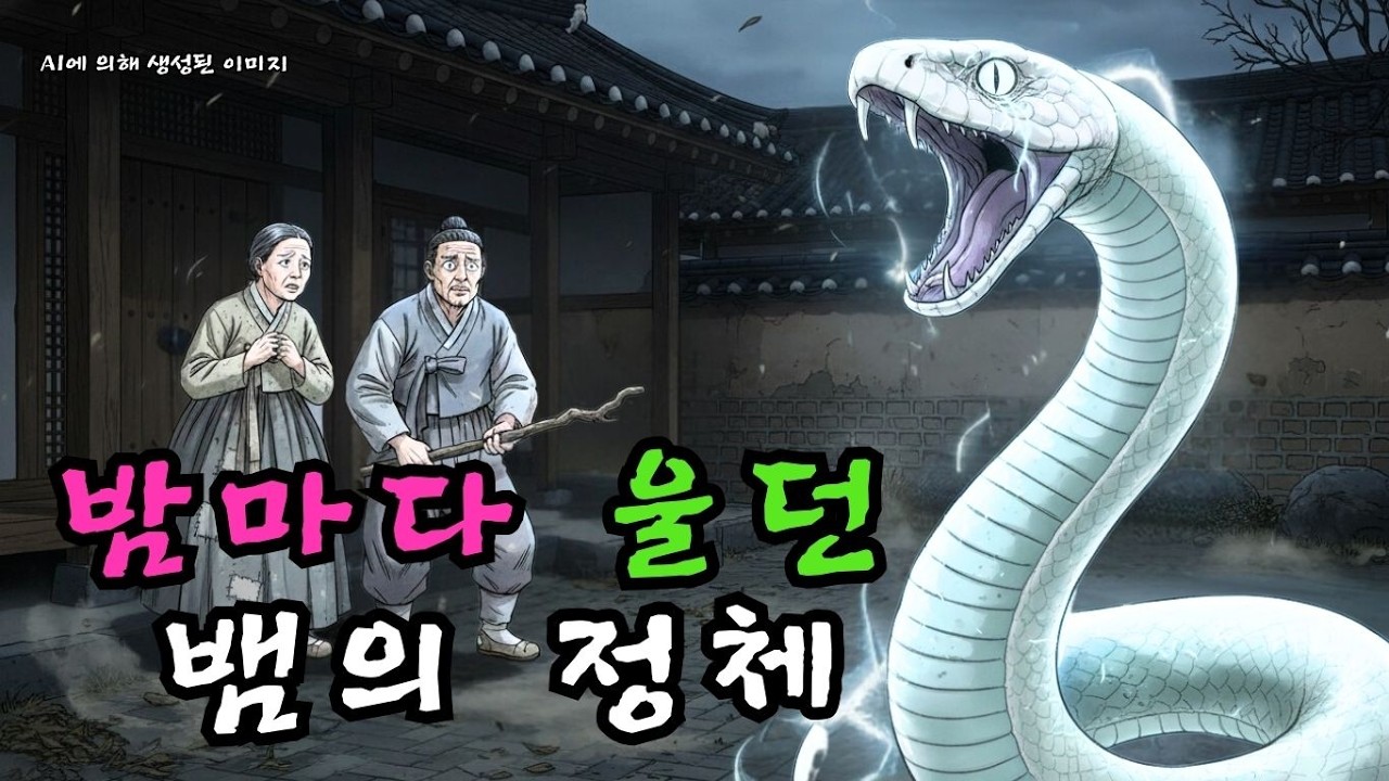 마당에 들어와 구슬피 우는 뱀… 억울하게 죽은 딸이 부모를 찾아왔다 | 실화 심령야담 | 야담 | 민담  |  조선시대