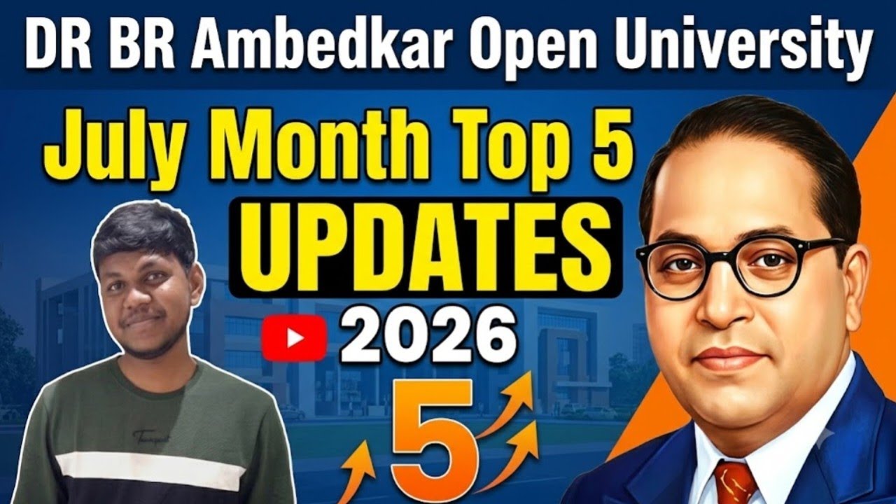 Open Degree Application Last Date in Ambedkar Open University@StudentUpdates247 
