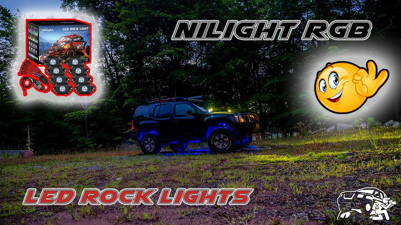 Установка RGB-подсветки NILIGHT 8PCS для Nissan Xterra