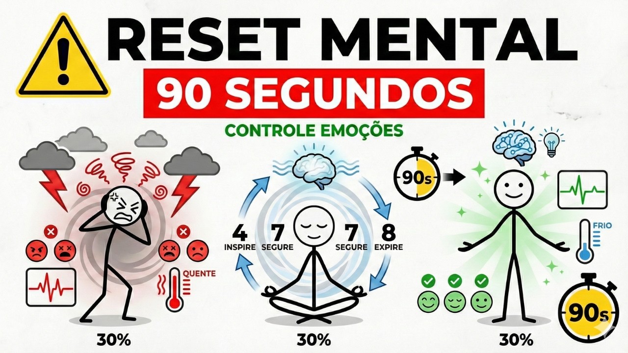 Reset Mental de 90 Segundos: Controle Qualquer Emoção