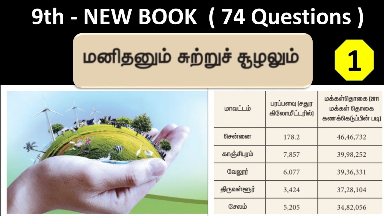 மனிதனும் சுற்றுச்சூழலும் | 9th new book - Term - 3 | Part - 1