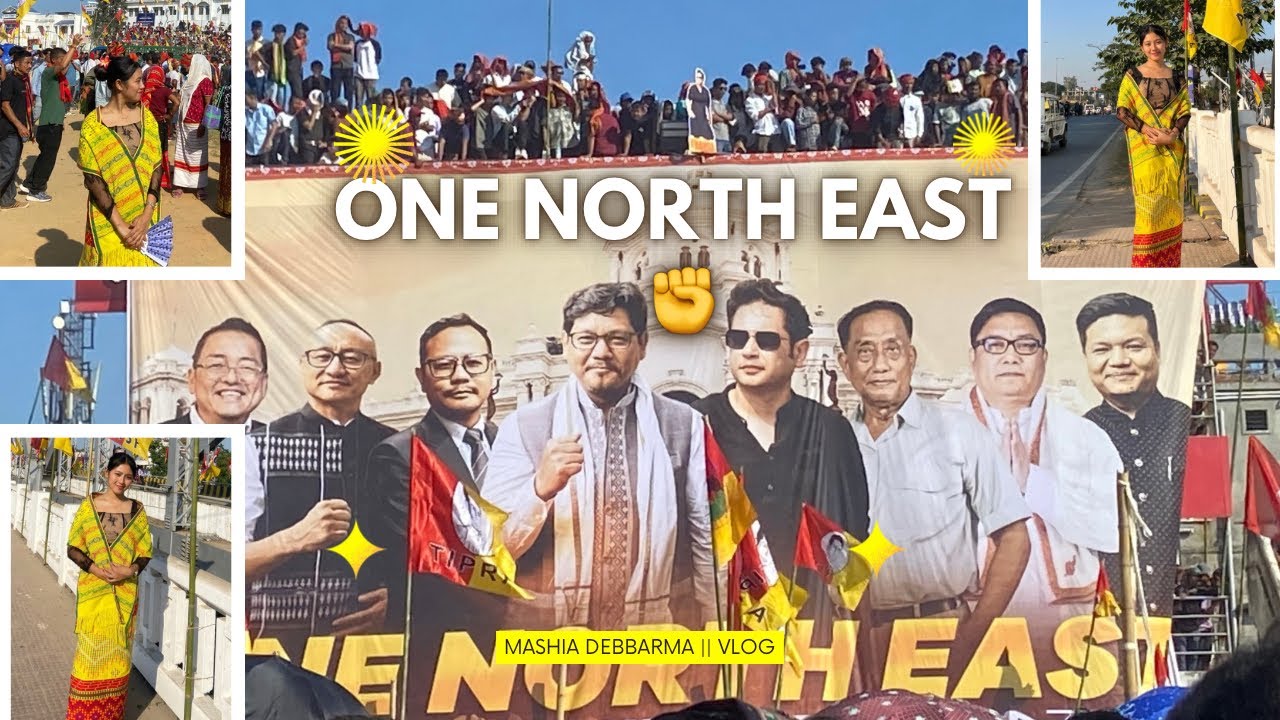 One North-East Thansa Rally Agartala Astabal ❤️✊🏻||Vlog||@ma.shiaaa 
