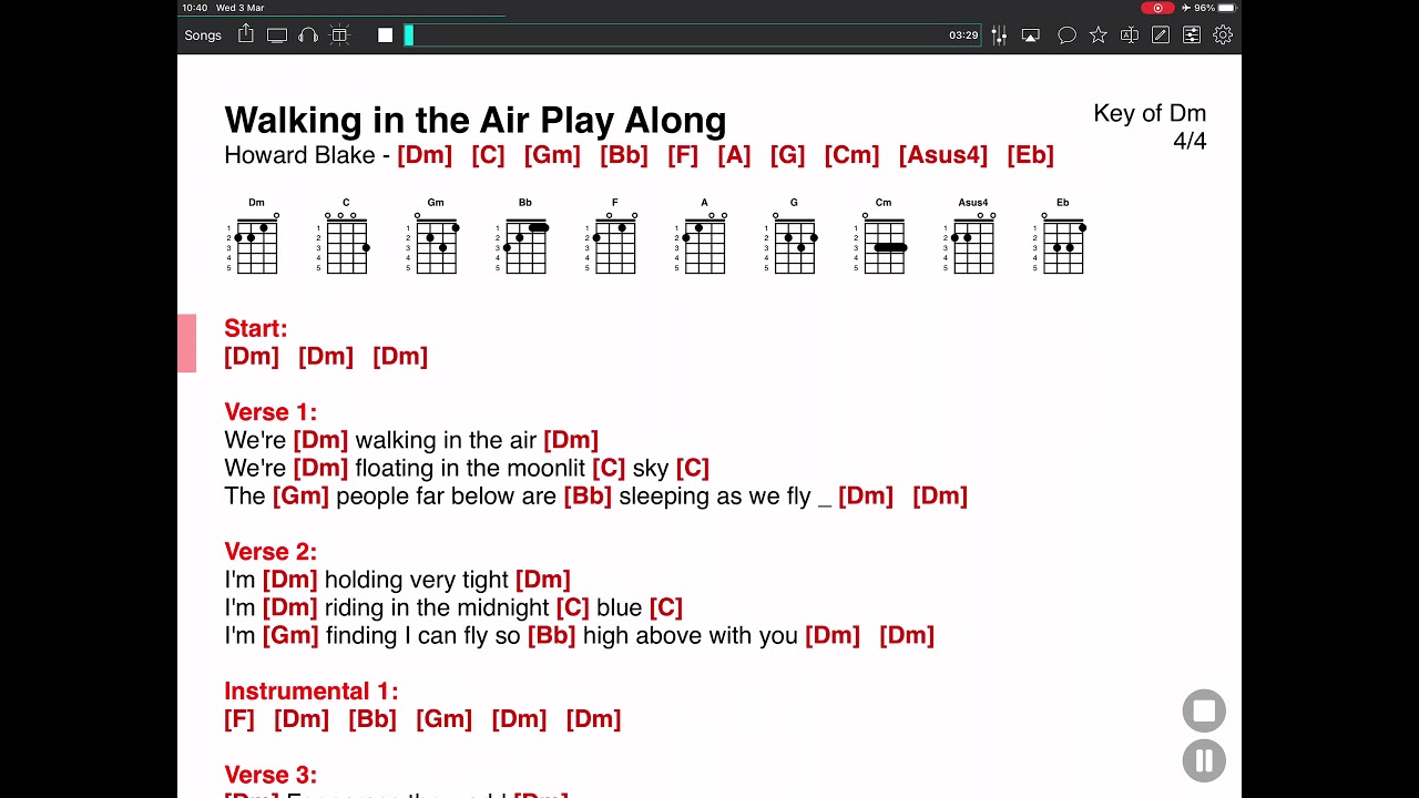 Walking in the Air - ONSONG