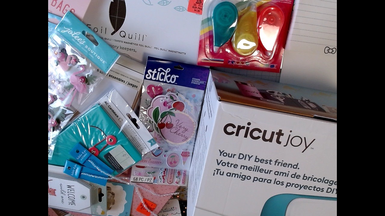 Покупки Олли для творчества! Набор Cricut Joy Bundle... да, пожалуйста! Несколько новинок! 15 мар...