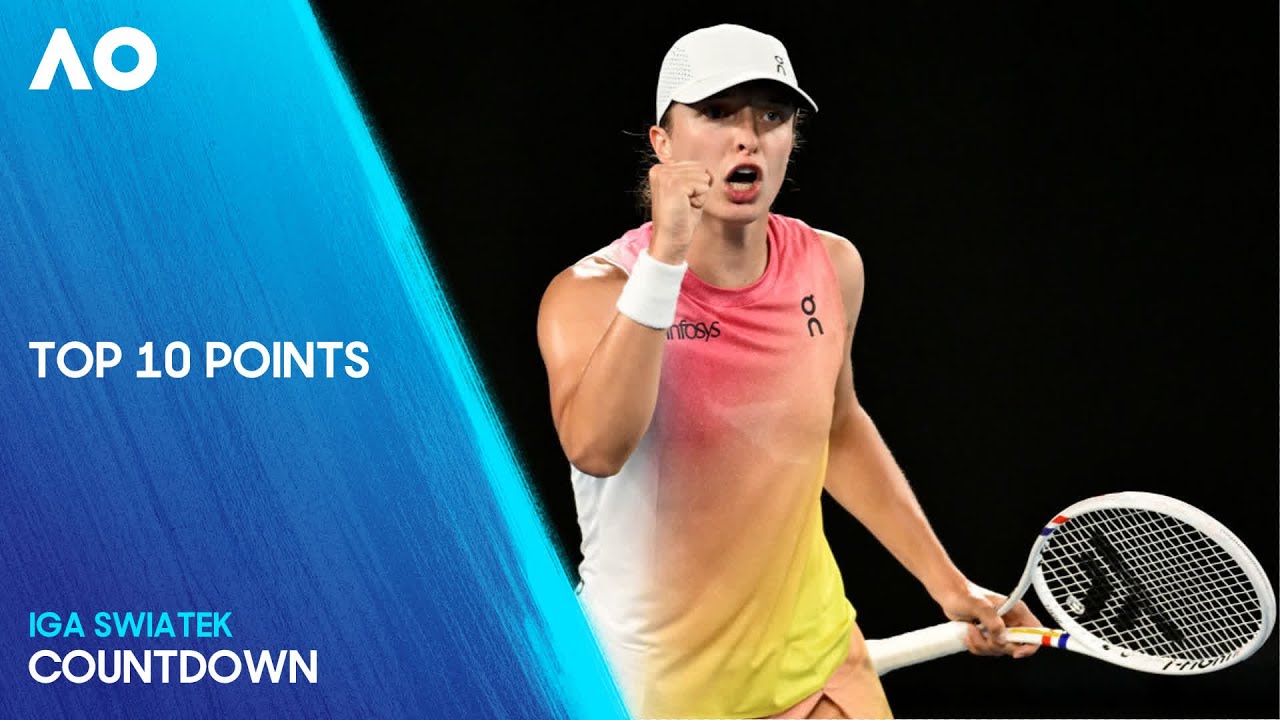Iga Swiatek | Top 10 Points | Australian Open 2025