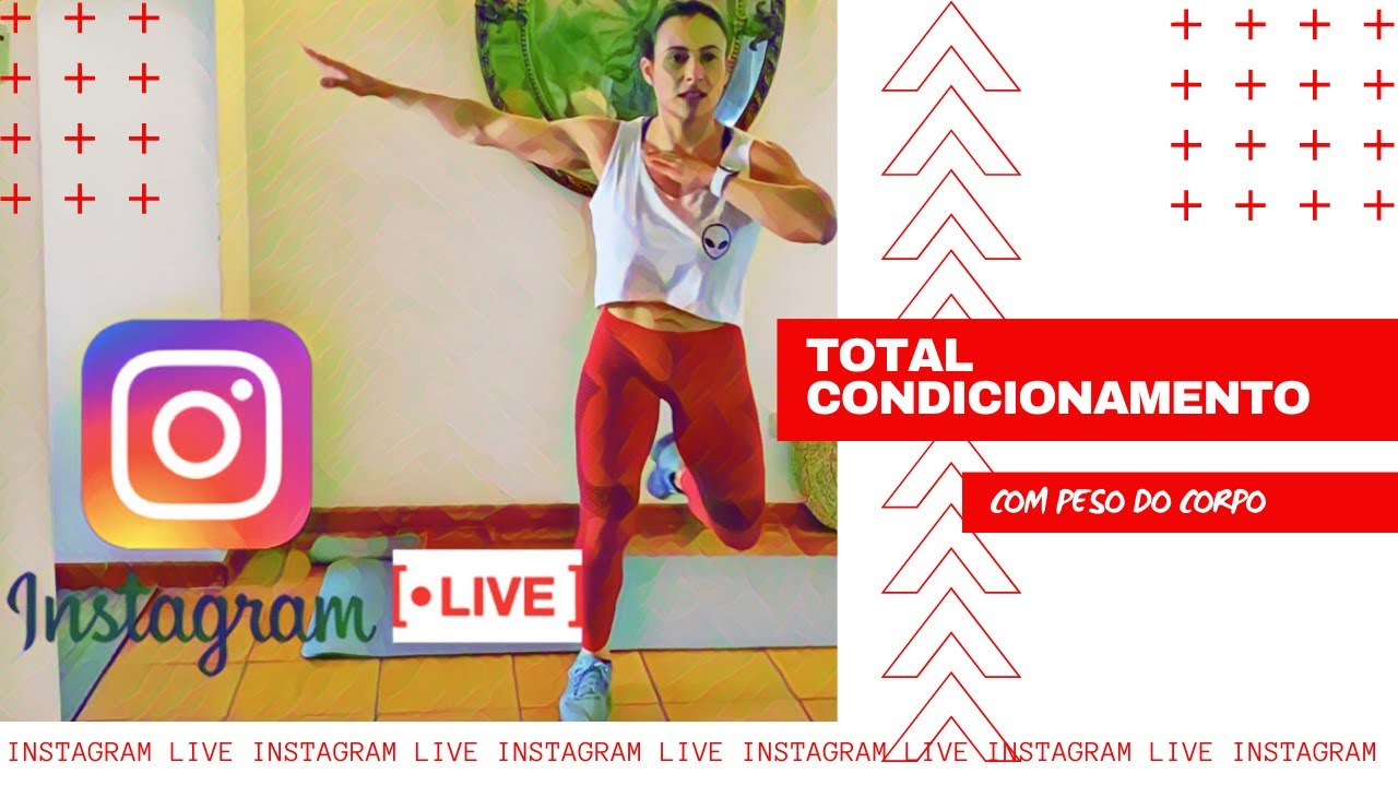Instagram LIVE 1 (17 Março) - Total Condicionamento com Peso do Corpo | Carolina NOW