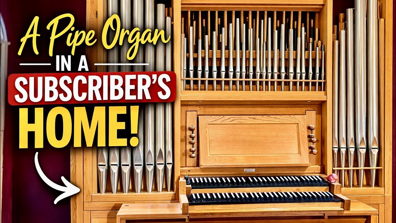 I Visit a SUBSCRIBER’S House to See His Pipe Organ!