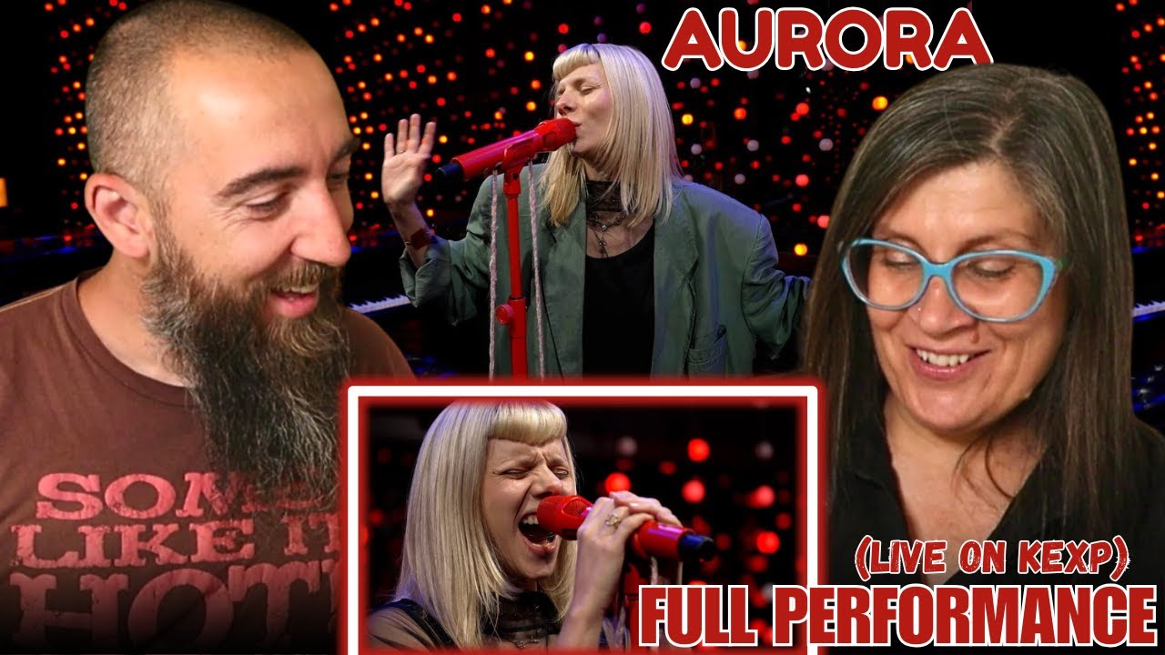 AURORA - Full Performance (Live on KEXP) (REACTION) with my wife