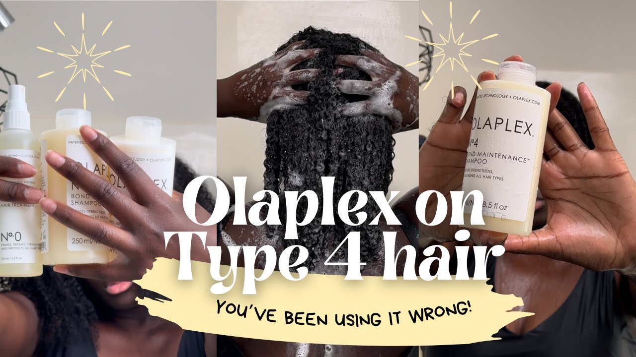 How to use Olaplex on type 4 natural hair | You might be doing it wrong...