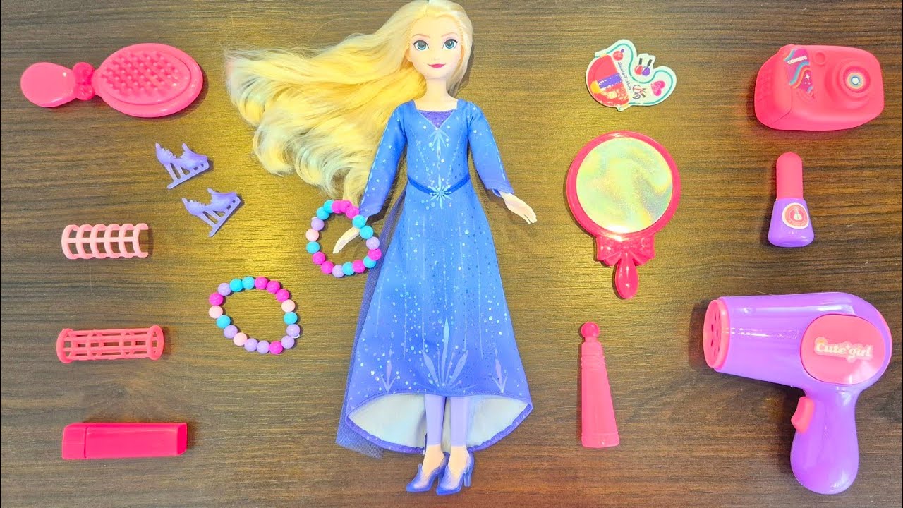 Unboxing Mattel Disney Frozen Elsa Playset Collection | Cozy Disney Doll | Review Toys | ASMR | New