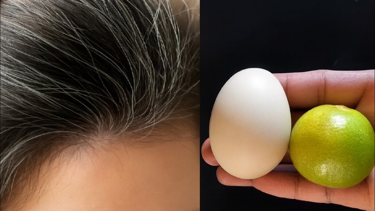 Grey hair naturally turns black again in just 1 hour! Tested and 💯effective.