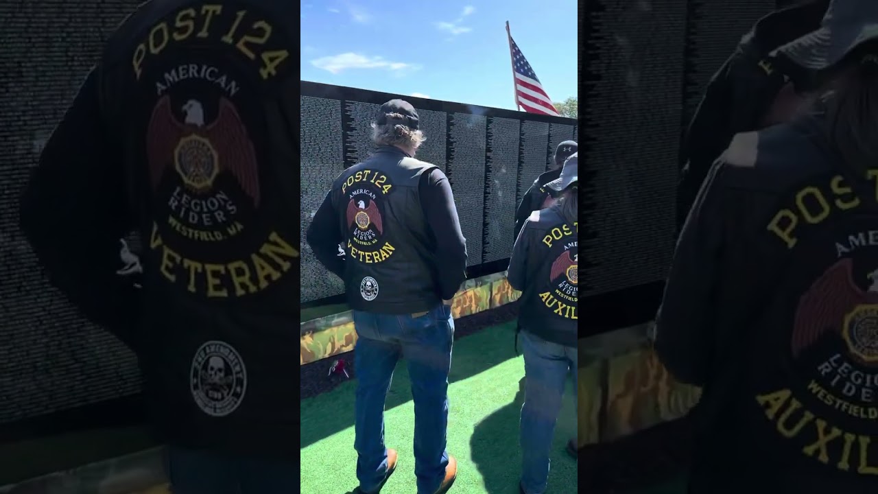 The traveling Vietnam Memorial Wall in Dalton Massachusetts 2023