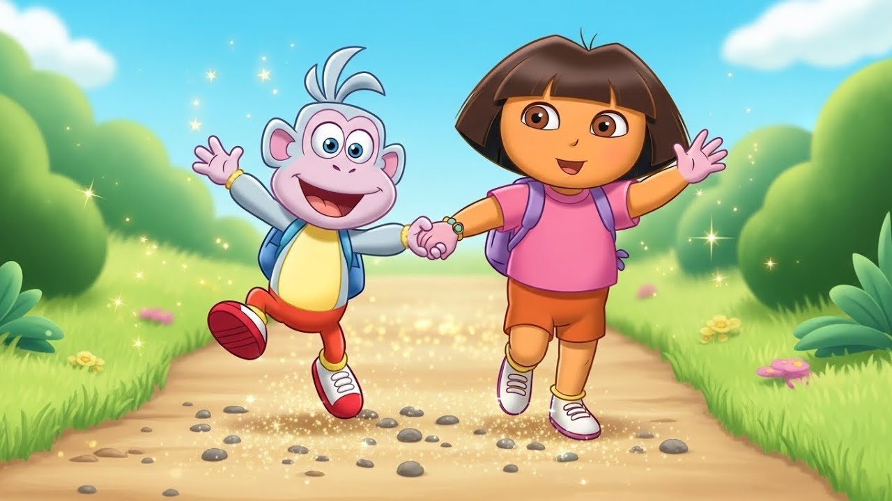 Dora Followed a Trail of Glittering Pebbles ✨🗺 | Kids Songs & Nursery Rhymes