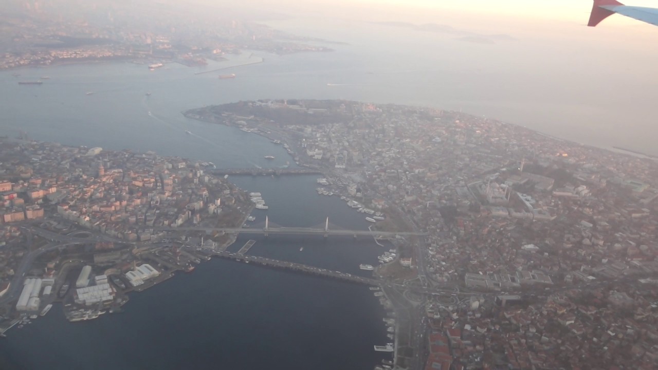 Türk Hava Yolları ile İstanbul Semaları. Turkish Airlines İstanbul Landing.