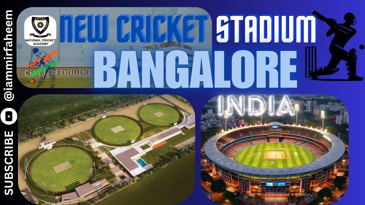 New Cricket Stadium in Bangalore | New Cricket Academy by BCCI India | Mir Faheem | Video-15