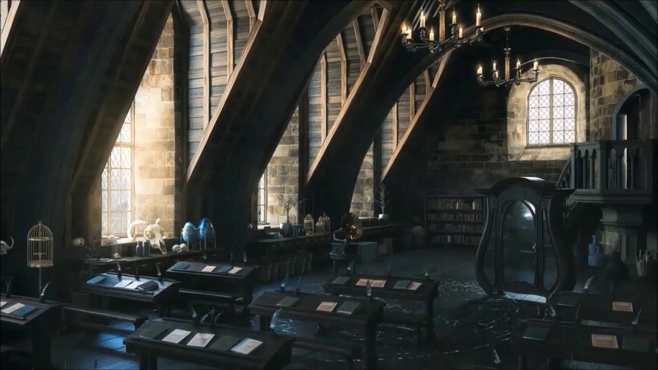 Harry Potter ⚡ - Defence Against The Dark Arts Classroom - ASMR Ambience