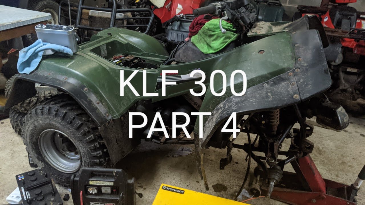 Salvage Kawasaki KLF 300 Quad Part 4