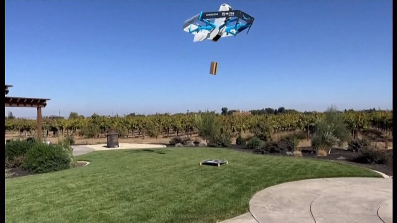 Amazon drone deliveries coming to the UK and how it works in the USA (UK) 18/Oct/2023