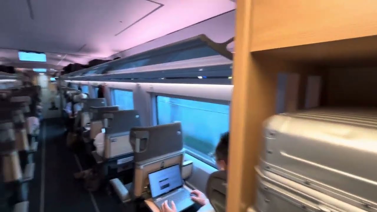 The DB Deutsche Bahn New Generation ICE Train in First Class