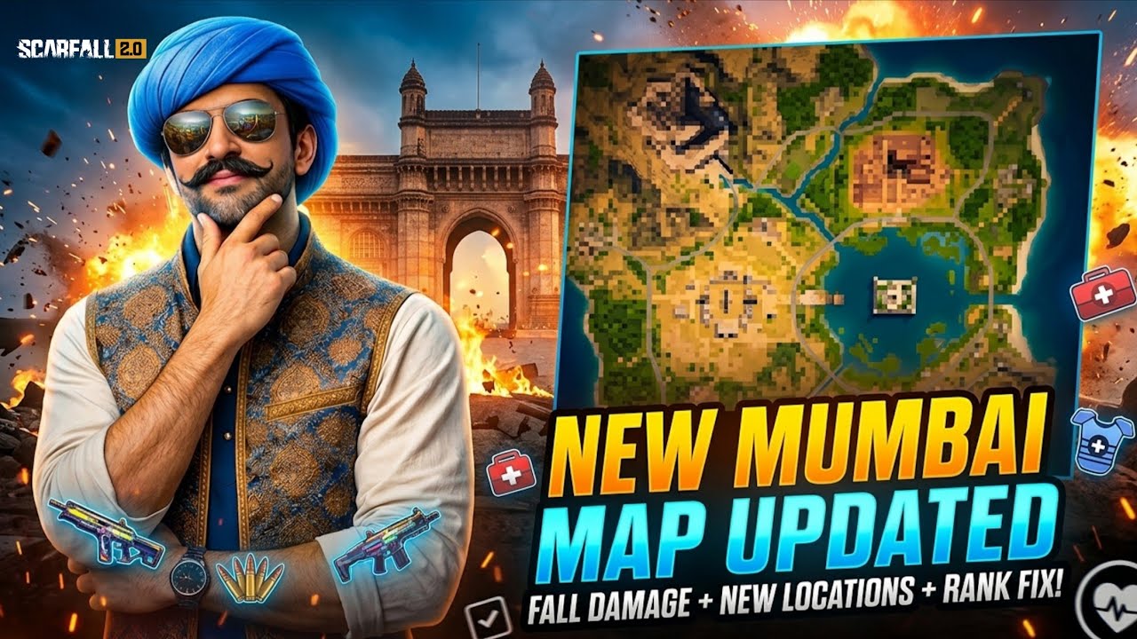 Good News 🚀 ScarFall 2.0 Mumbai Mayhem Update! Fall Damage + New Locations Confirmed 😱