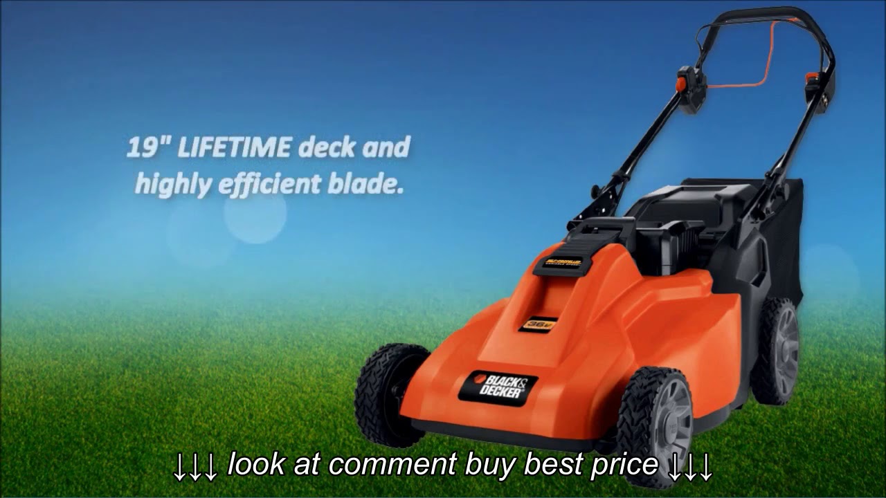 Black & Decker SPCM1936 Cordless Electric Lawn Mower
