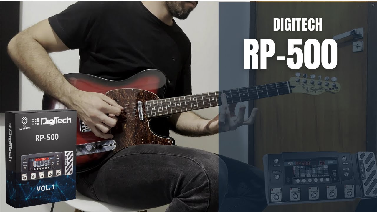 Timbres, Efeitos e Patches | DIGITECH RP-500 Presets Vol. 1