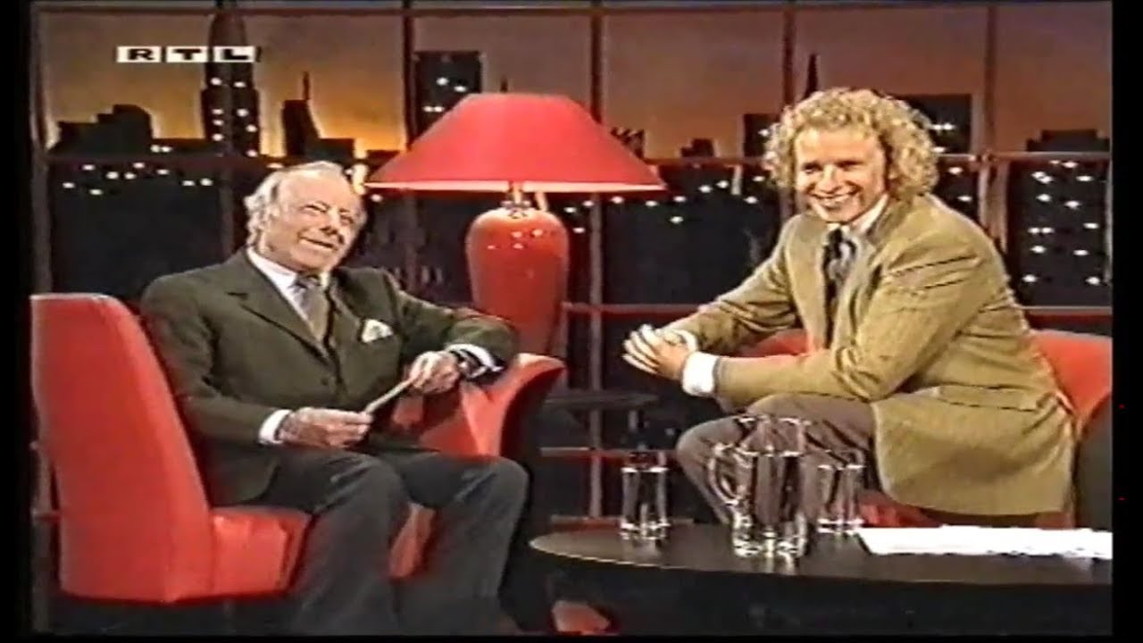 Heinz Rühmann bei Gottschalk live in Late Night Show @ 1993