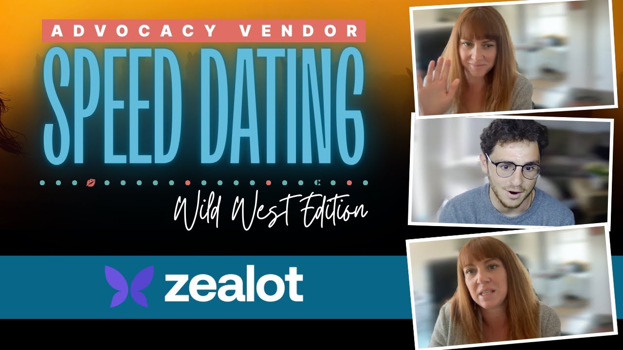 Zealot Demonstration and Customer Testimonial - Advocacy Vendor Speed Dating by Captivate Collective