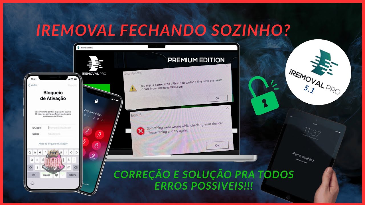 iRemoval Pro Premium 5.1 Fechando Sozinho ? Corrigir Todos Erros Tutorial Completo XR ao 16 Pro Max