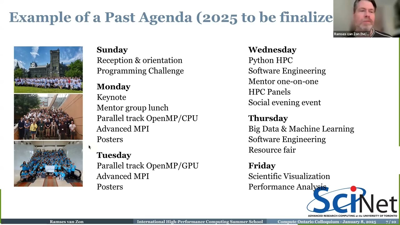 The International High-Performance Computing Summer School 2025 (for Canadian applicants)
