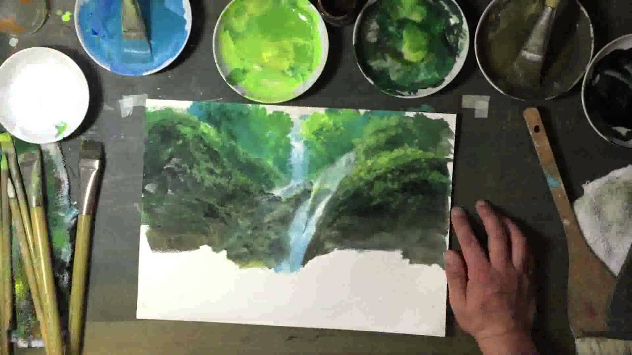 Senju Kobo's how to draw background of animation.