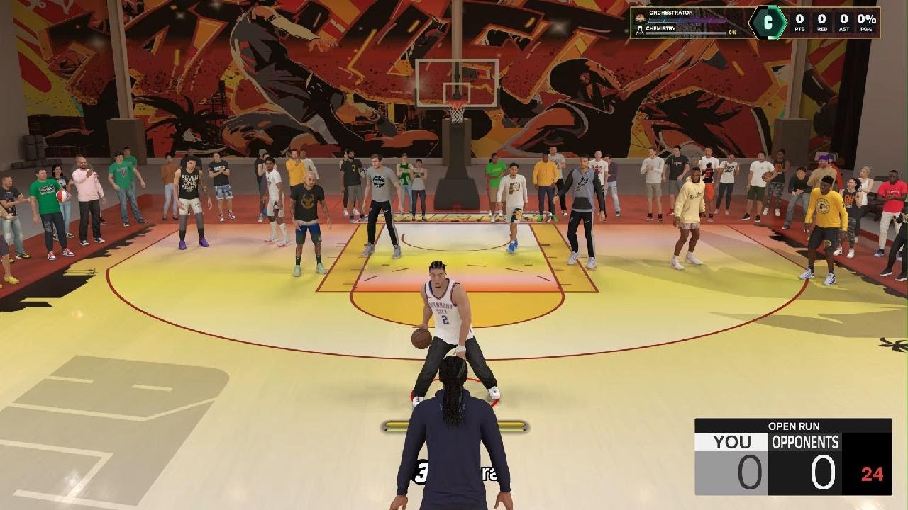 NBA 2K26 - Open Court Athletics - With NBA Players - 5v5