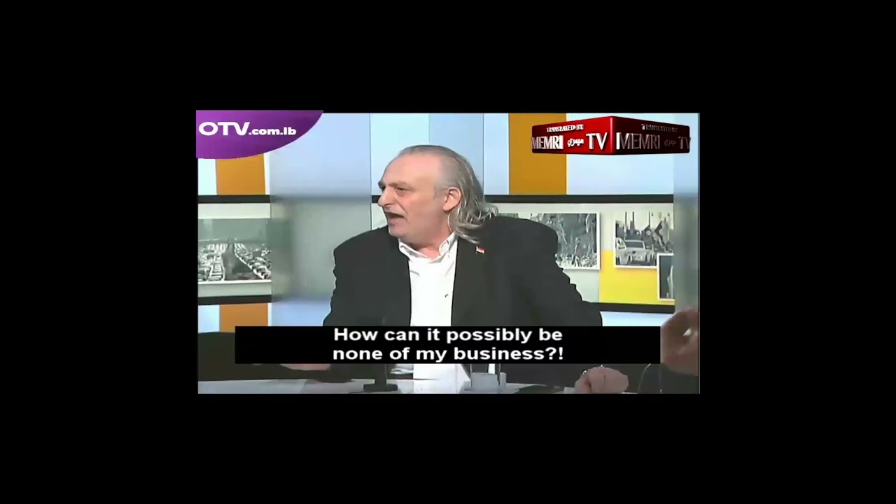 Bilal starts a fight on Memri TV 