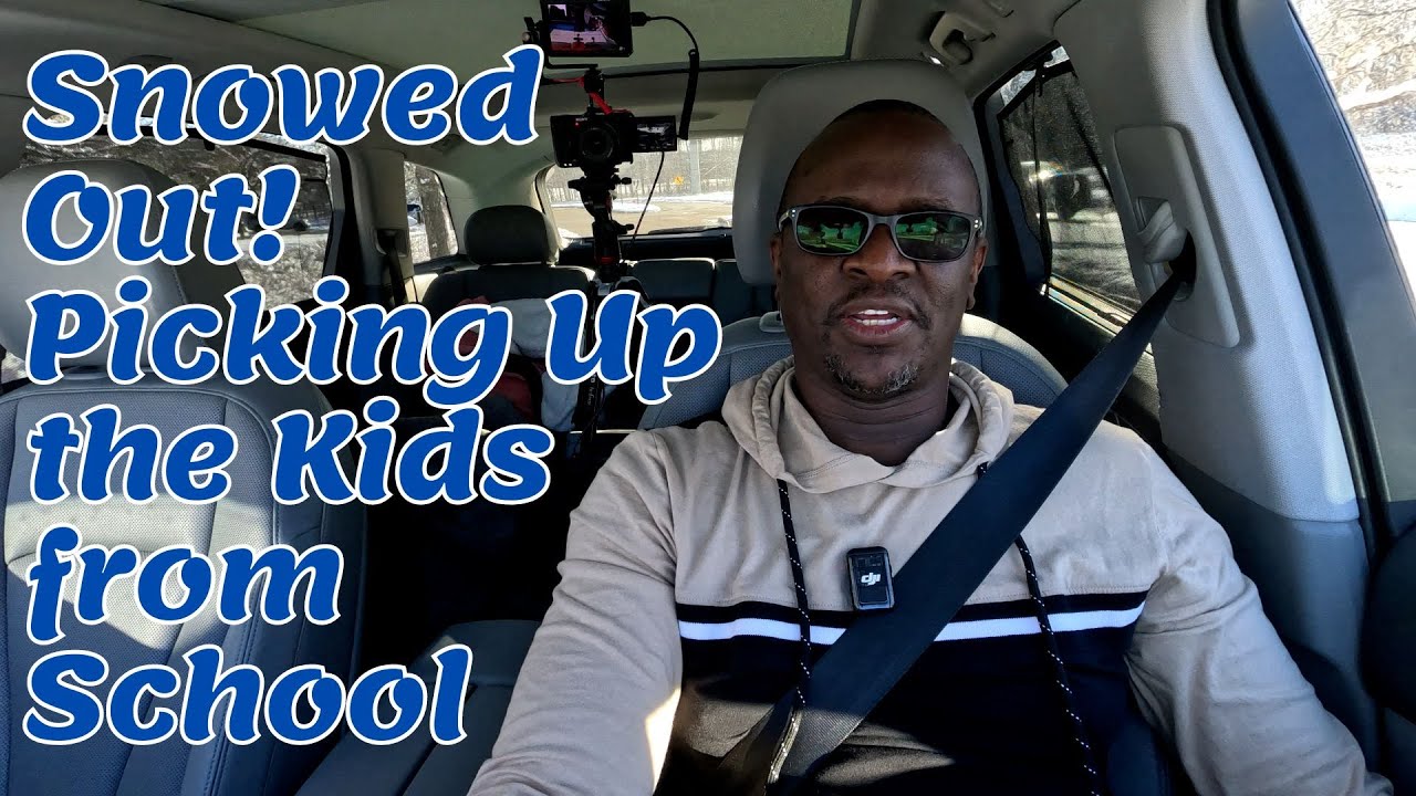 Snowed Out! Picking Up the Kids from School ❄️Hilarious