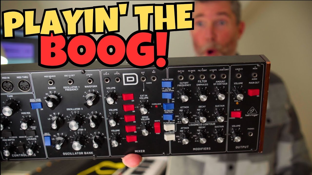 BEHRINGER MODEL D: демонстрация и обзор