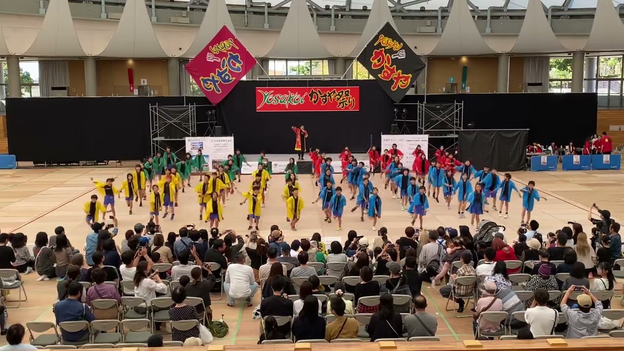 大川小学校4年生 [YOSAKOIかすや祭り 1日目 2024.10.12(土)]
