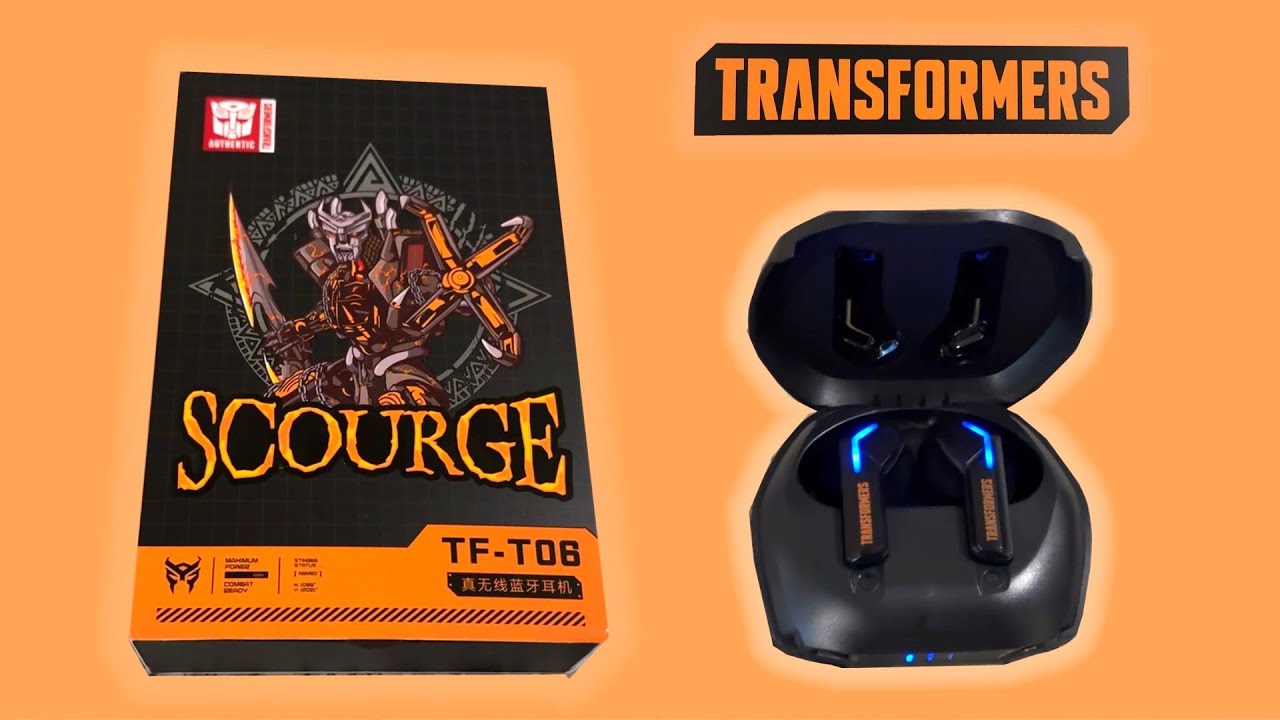 Scourage TF-T06 Wireless Bluetooth Headset #earphone, Transfromers Audio