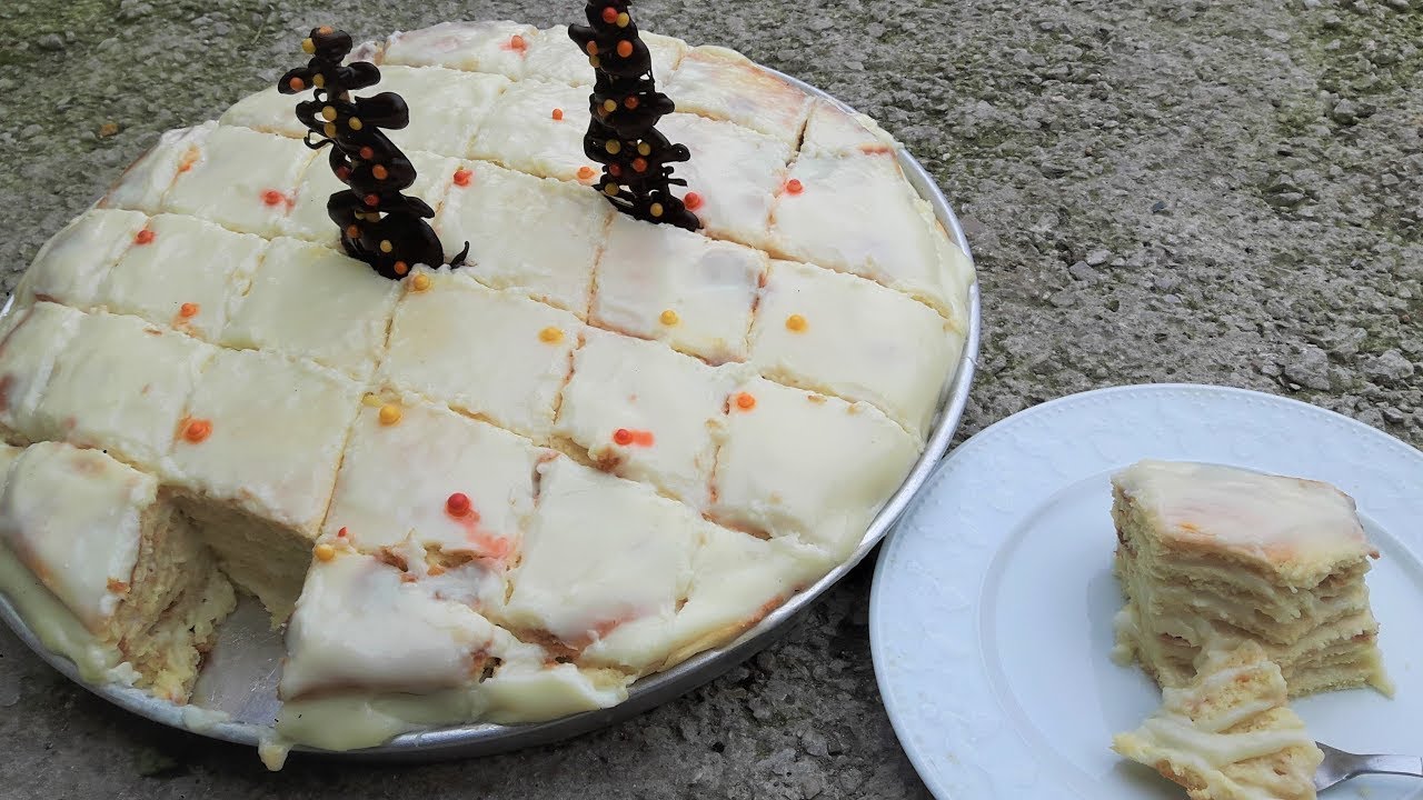 Bu Pastanın Üstüne Rakip Tanımam - Tadı Damaklardan Gitmeyecek - Amonyaklı Beyaz Pasta