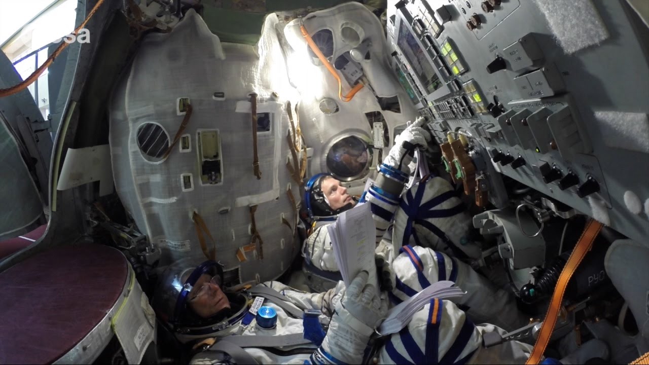 Soyuz training with Gennady Padalka
