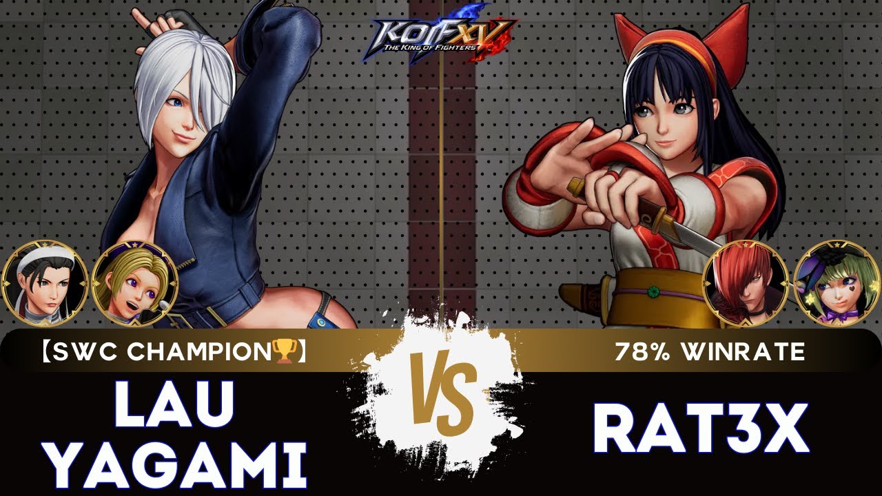 KOF XV ▰ LAUYAGAMI (Ángel/Hinako/Chizuru) 🆚 RAT3X (Nakoruru/Iori//Sylvie) 🎞️Replay Match - 12/25