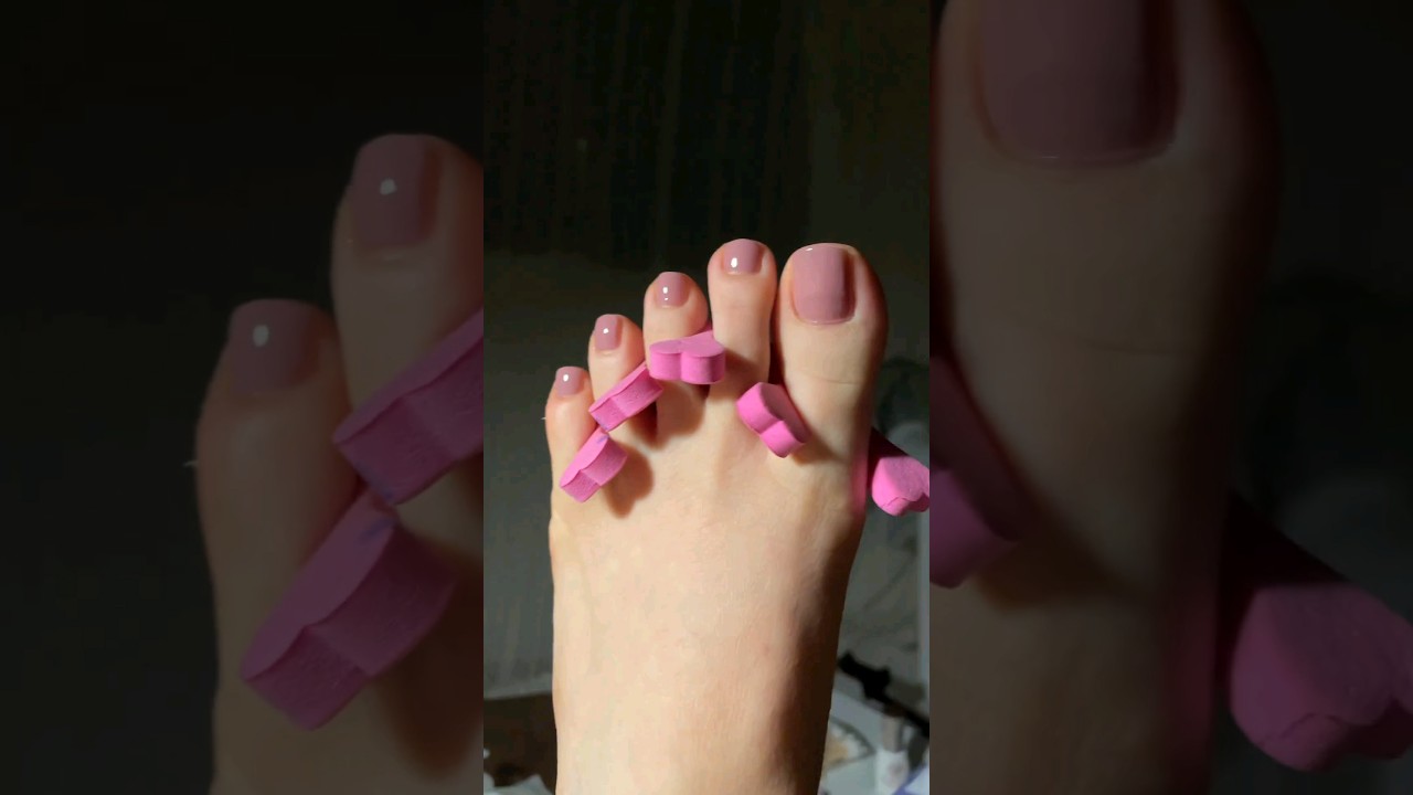 Young Teen Cute Toes 💗 Fresh Pedicure 