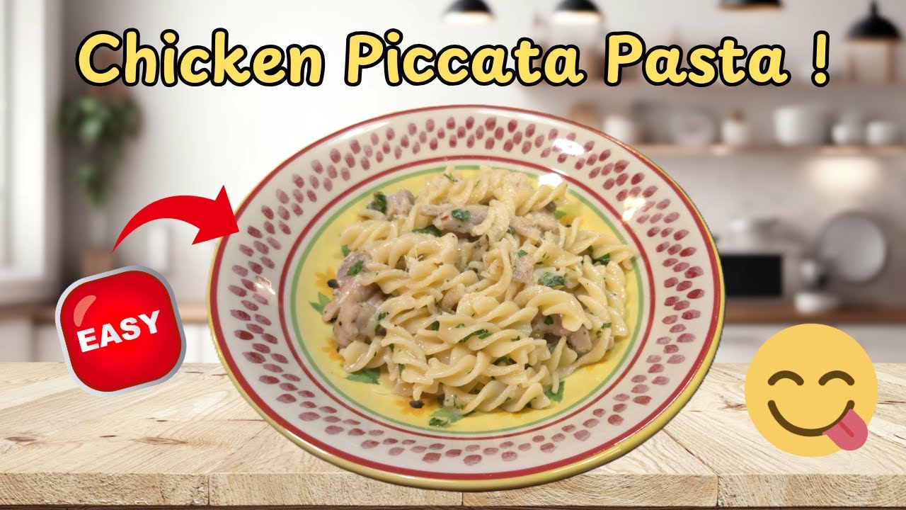 🐔🍗🍝Chicken Piccata Pasta !