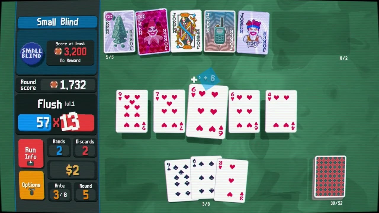 Balatro Checkered Deck Orange Stake 3