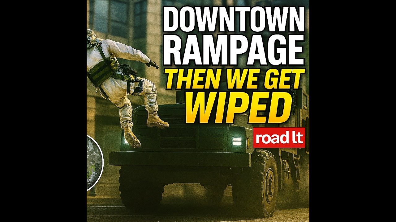 Road Lt Drops Into Downtown, Runs Over Everyone… Then Gets Wiped Out