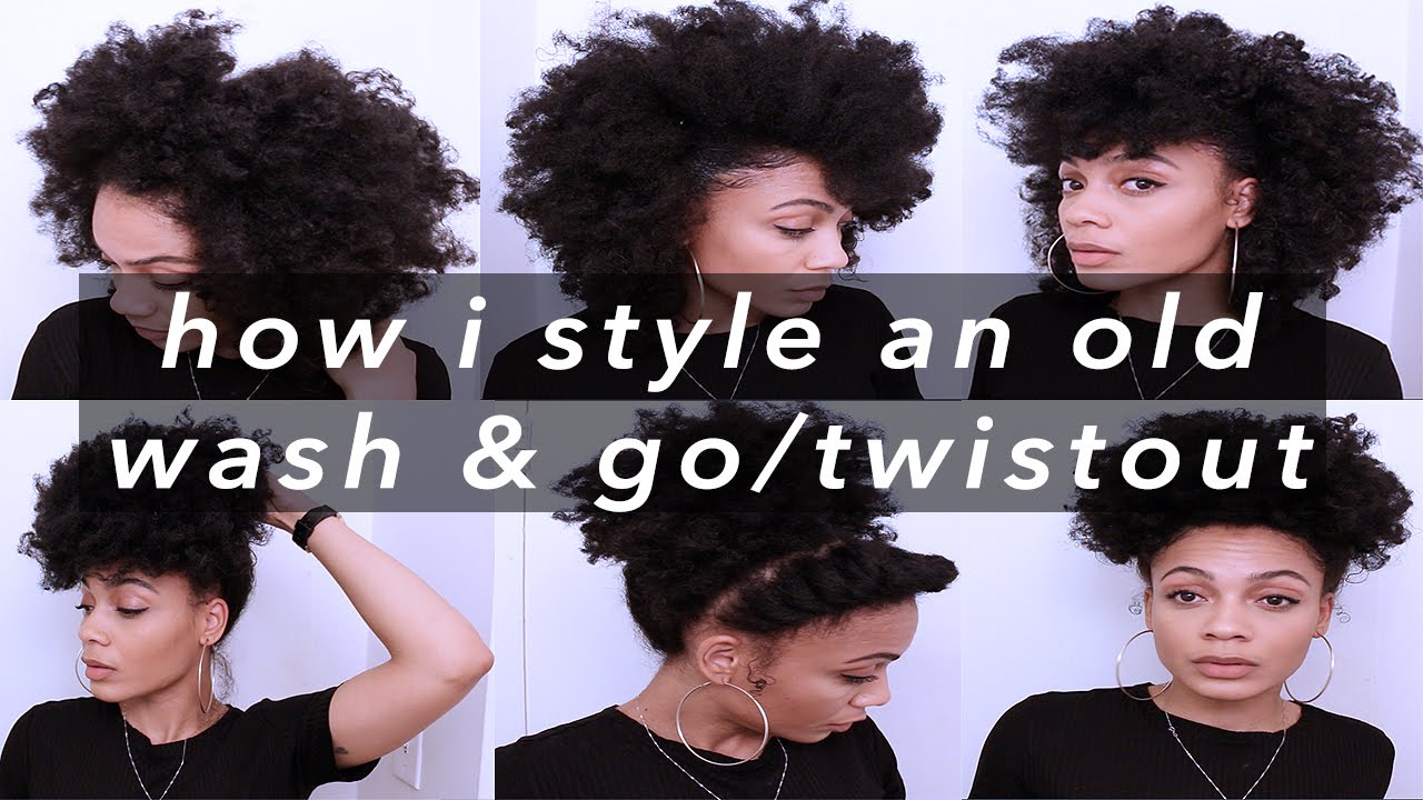 Old Wash & Go/Twistout Hairstyles || TheNotoriousKIA